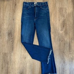 Mother Denim the Hustler Ankle Fray Size 26